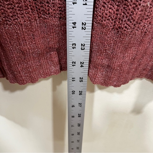 NWT Anthropologie PILCRO Slouchy V-Neck Sweater - Brown size small - Picture 10 of 11